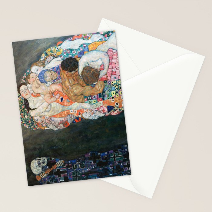 Death and Life by Gustav Klimt Stationery Card Gallery Image 2