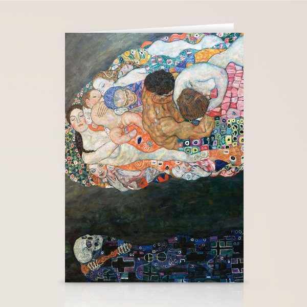 Death and Life by Gustav Klimt Stationery Card Gallery Image 2