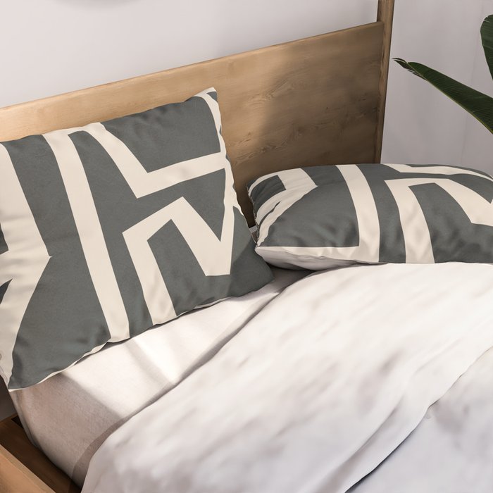 Fragmented Paths 1 Pillow Sham Gallery Image 2