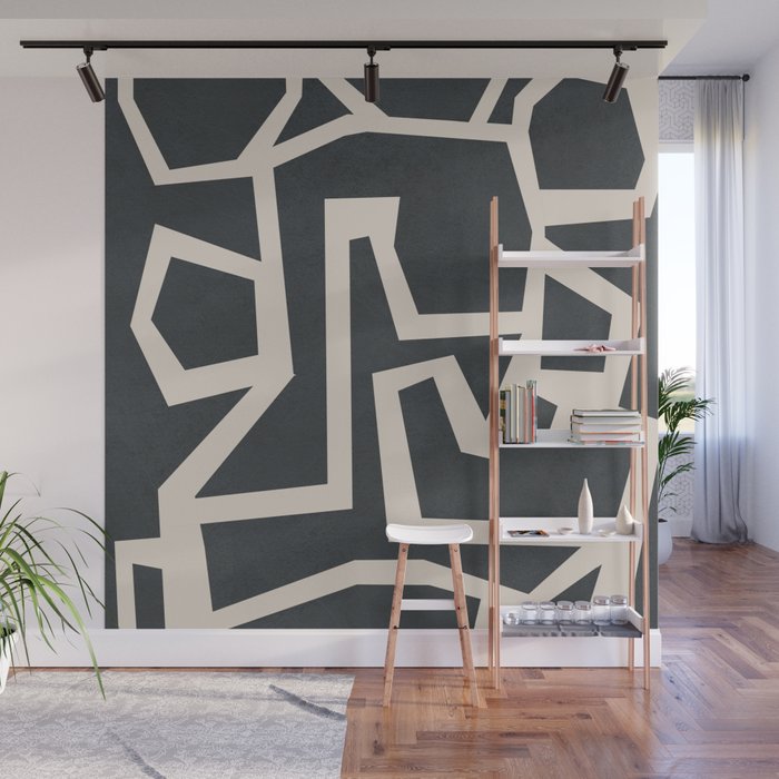 Fragmented Paths 1 Wall Mural Gallery Image 1
