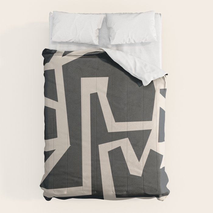 Fragmented Paths 1 Comforter Gallery Image 1