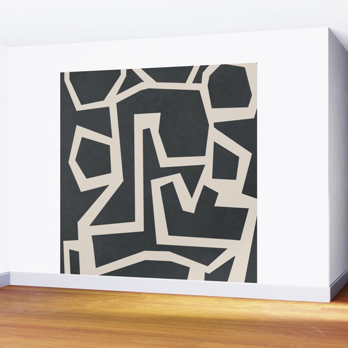 Fragmented Paths 1 Wall Mural Gallery Image 2