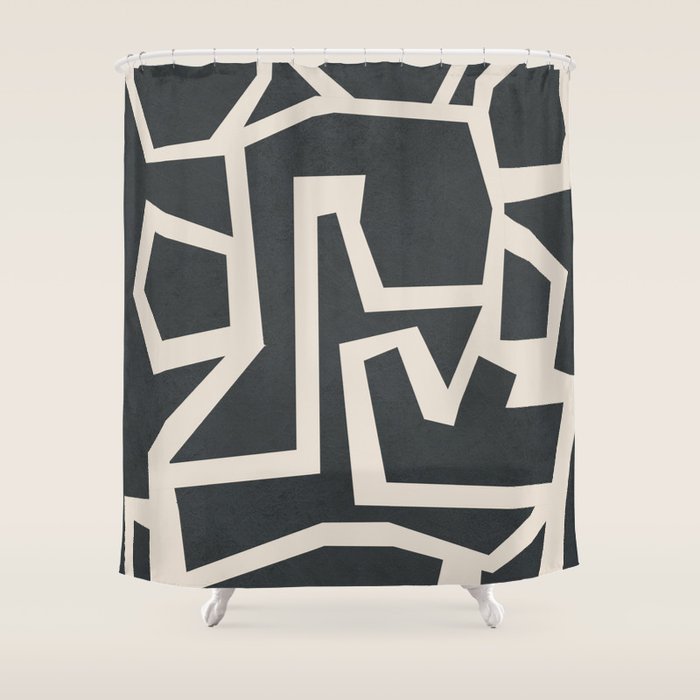 Fragmented Paths 1 Shower Curtain Gallery Image 1