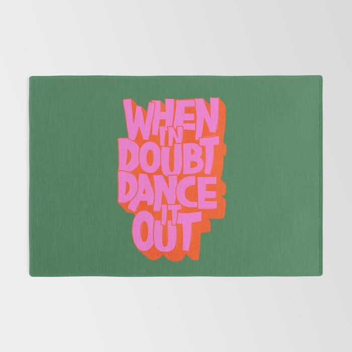 Dance It Out Pink And Green Rug Gallery Image 2