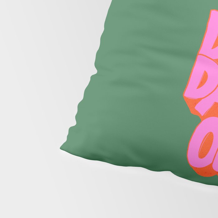 Dance It Out Pink And Green Pillow Sham Gallery Image 4
