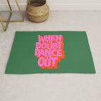Dance It Out Pink And Green Rug Gallery Image 1