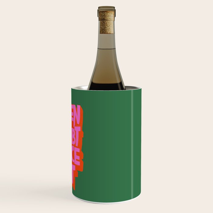 Dance It Out Pink And Green Wine Chiller Gallery Image 3