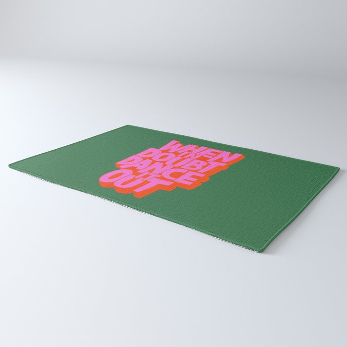 Dance It Out Pink And Green Rug Gallery Image 3