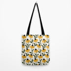 coneflowers - cream Tote Bag Gallery Image 2