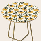 coneflowers - cream Side Table Gallery Image 2