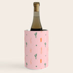 Retro hand drawn cactus plant pattern Wine Chiller Gallery Image 3