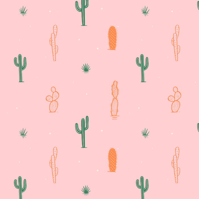 Retro hand drawn cactus plant pattern Coffee Mug Gallery Image 2
