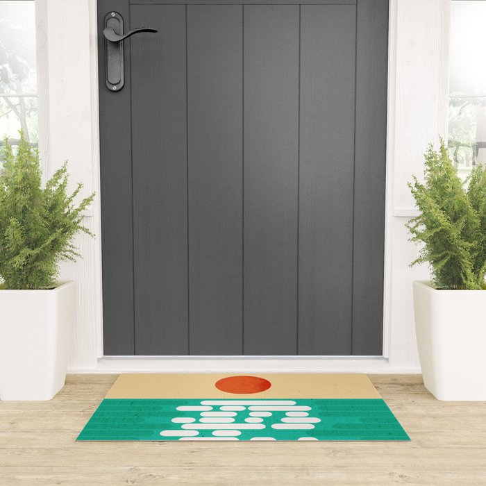 Sun over the sea Welcome Mat Gallery Image 3