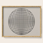 Circular Geometry - Grid Serving Tray Gallery Image 1
