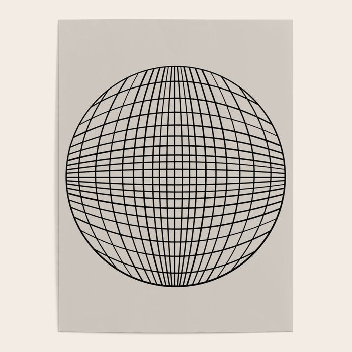 Circular Geometry - Grid Poster Gallery Image 1
