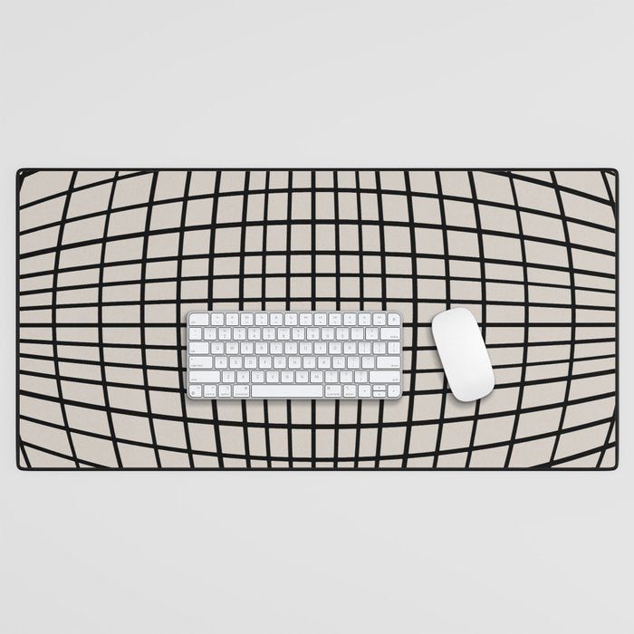 Circular Geometry - Grid Desk Mat Gallery Image 1