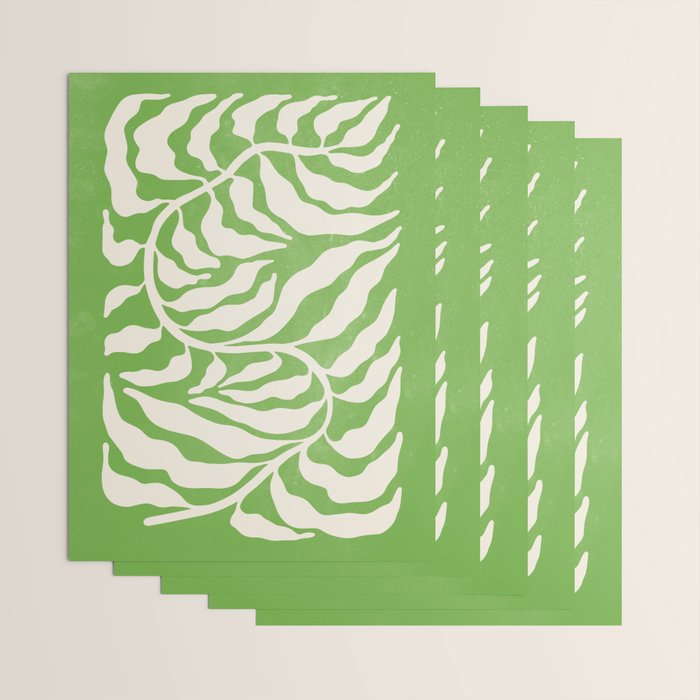 Wild Ferns: Forest Green Edition Wrapping Paper Gallery Image 3