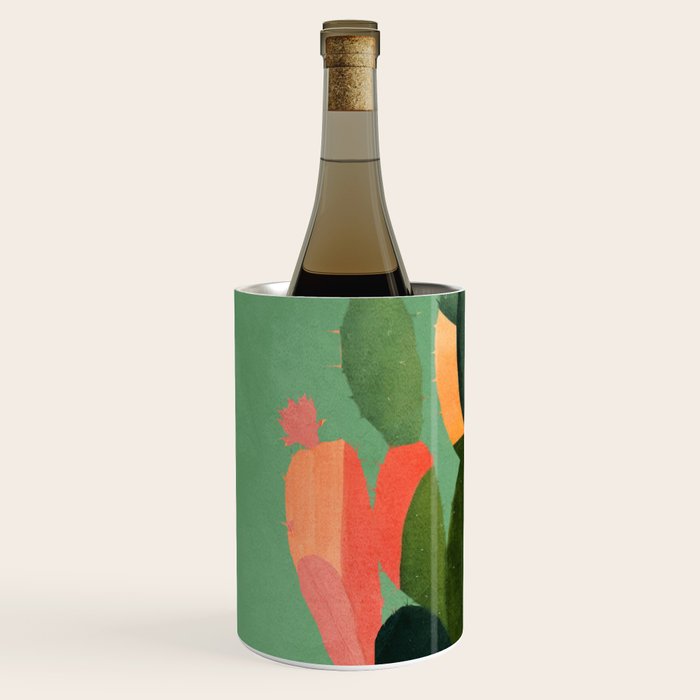 Cactus & Birds 3 Wine Chiller Gallery Image 2