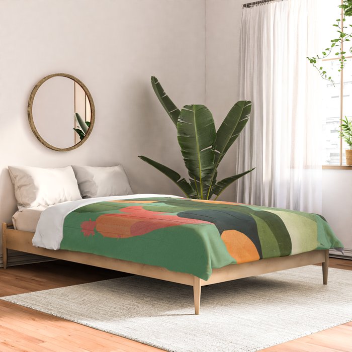 Cactus & Birds 3 Comforter Gallery Image 2