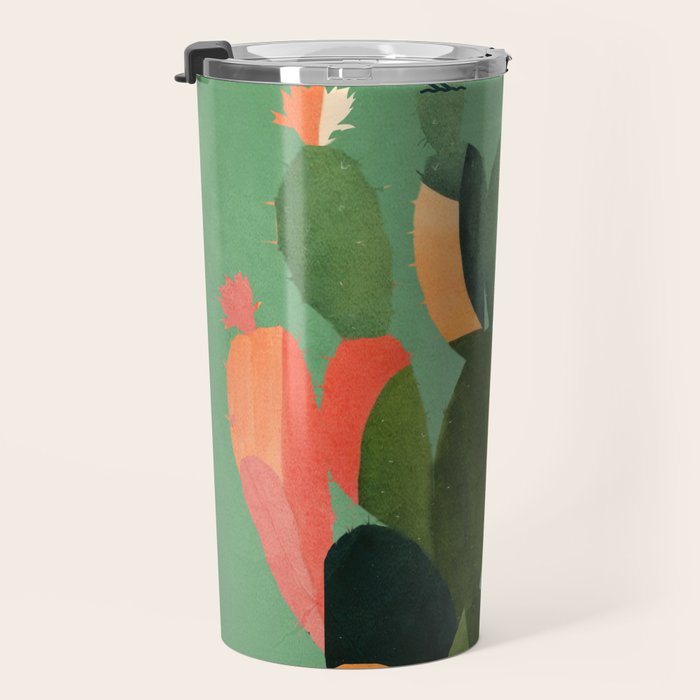 Cactus & Birds 3 Travel Mug Gallery Image 3