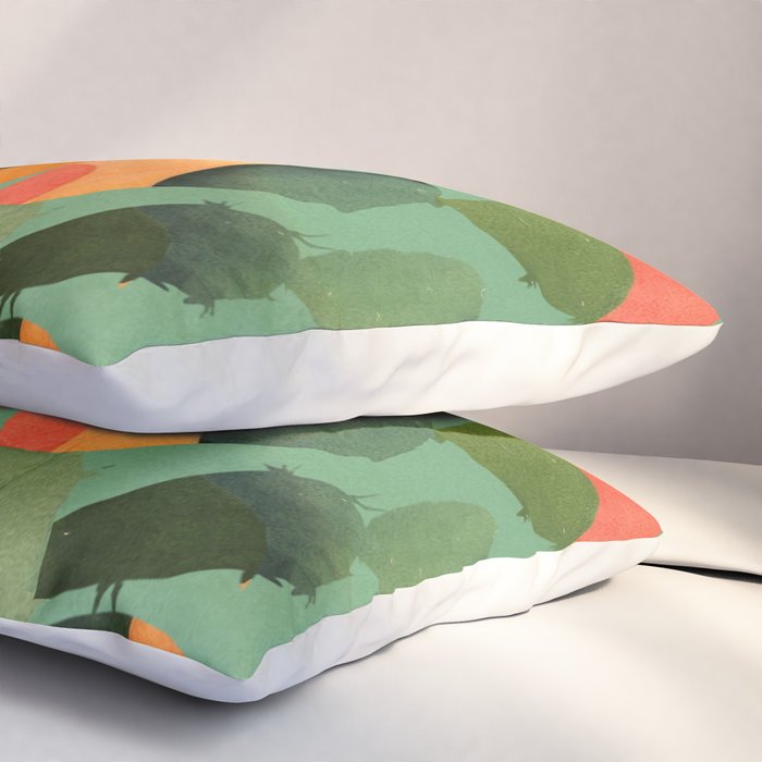 Cactus & Birds 3 Pillow Sham Gallery Image 3