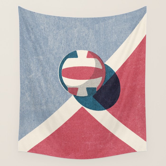 BALLS / Volleyball Wall Tapestry Gallery Image 4