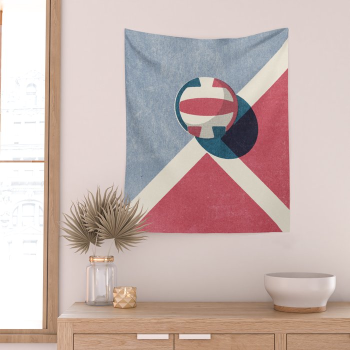 BALLS / Volleyball Wall Tapestry Gallery Image 2