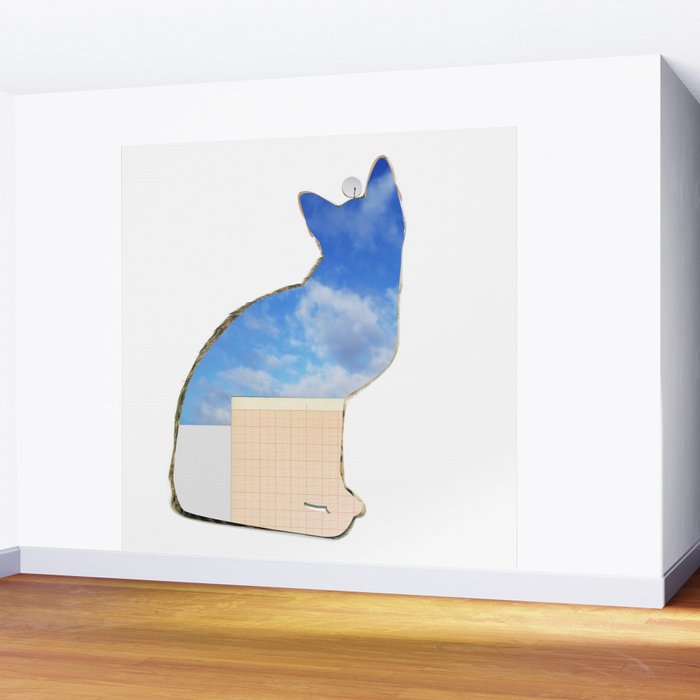 Rene and the empty cat Wall Mural Gallery Image 2