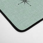 Mid Century Meow Retro Atomic Cats Mint Desk Mat Gallery Image 4