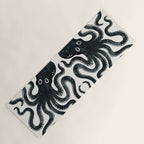 Minoan Octopus - Black Ink Yoga Mat Gallery Image 1