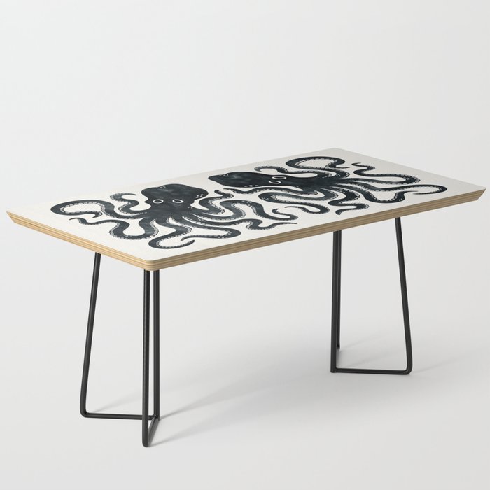 Minoan Octopus - Black Ink Coffee Table Gallery Image 1