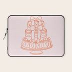 Preppy Bow Cake Laptop Sleeve Gallery Image 1