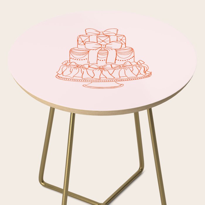Preppy Bow Cake Side Table Gallery Image 2