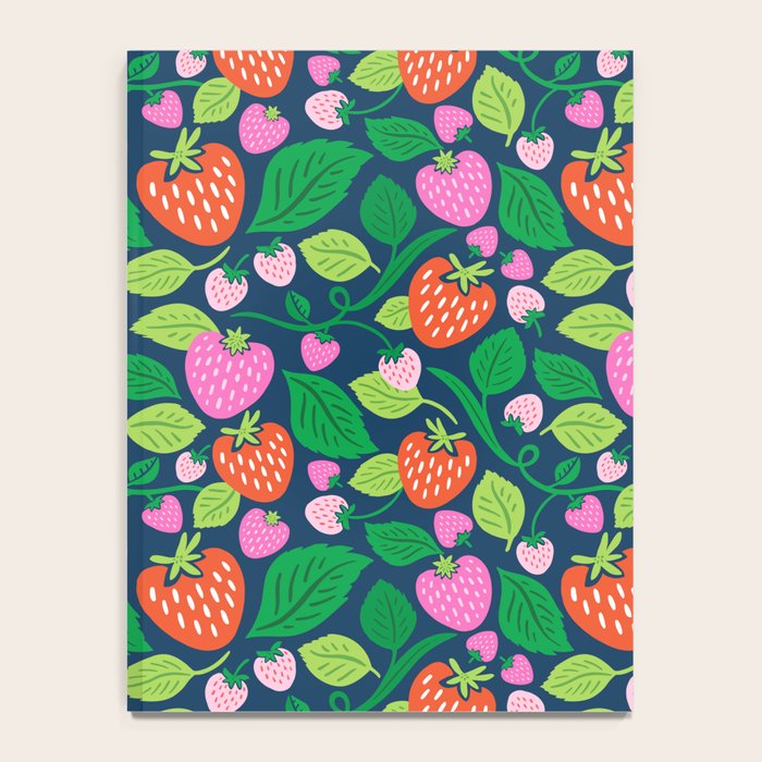 Strawberry Fields - Pink and Blue Notebook Gallery Image 4