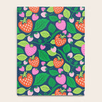 Strawberry Fields - Pink and Blue Notebook Gallery Image 4