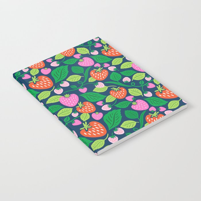 Strawberry Fields - Pink and Blue Notebook Gallery Image 1