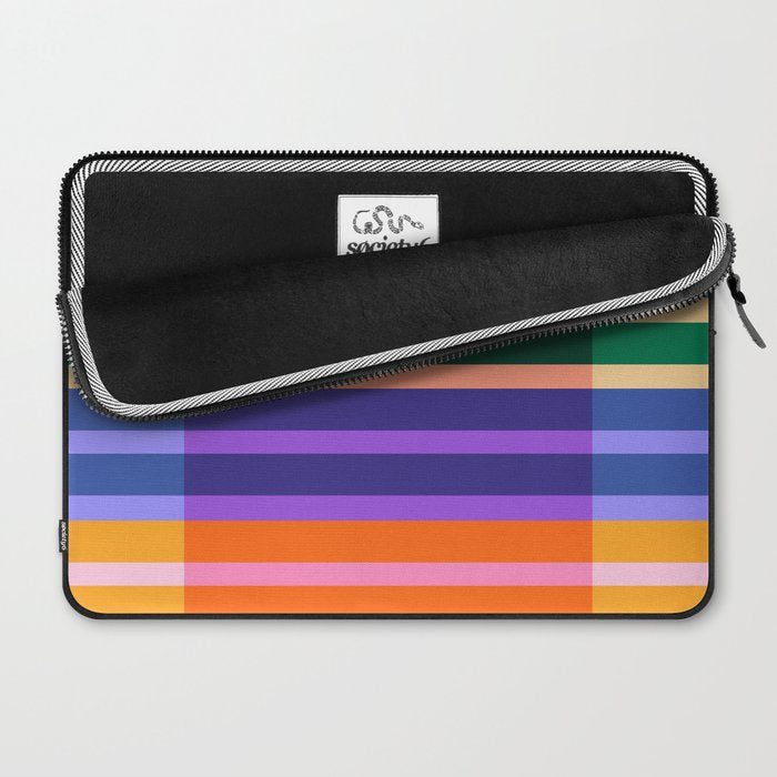 Color Block Stripes Laptop Sleeve Gallery Image 2