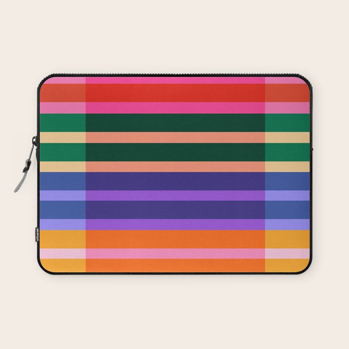 Color Block Stripes Laptop Sleeve Gallery Image 1