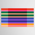 Color Block Stripes Tablecloth Gallery Image 2
