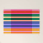 Color Block Stripes Welcome Mat Gallery Image 1