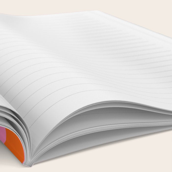 Color Block Stripes Notebook Gallery Image 2