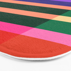 Color Block Stripes Bath Mat Gallery Image 3