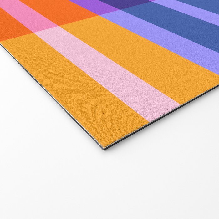 Color Block Stripes Welcome Mat Gallery Image 2