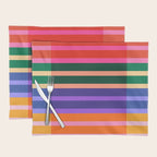 Color Block Stripes Placemat Gallery Image 1