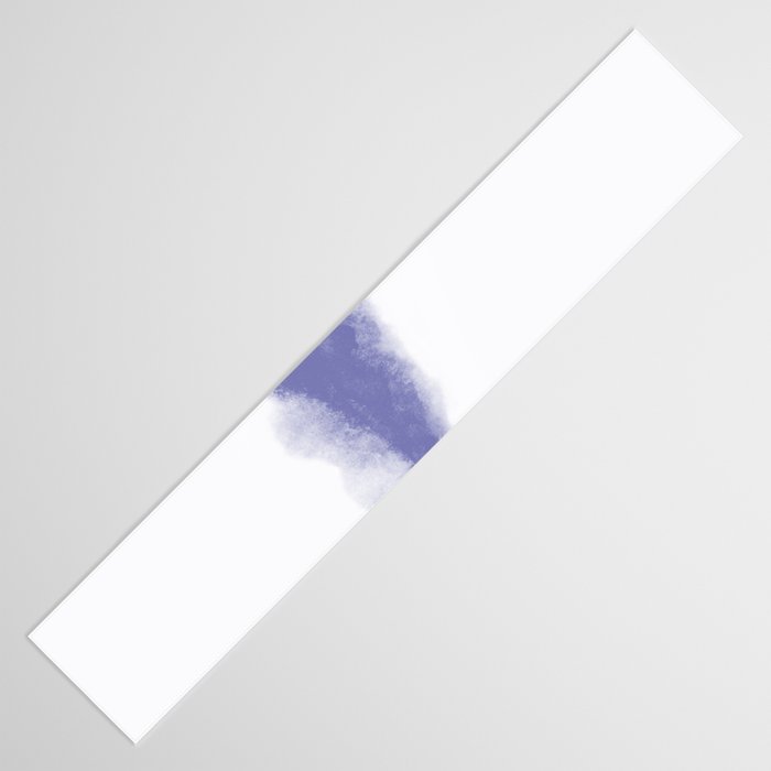 Abstract Watercolor Very Peri Periwinkle Painting Table Runner Gallery Image 3