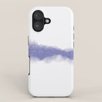 Abstract Watercolor Very Peri Periwinkle Painting iPhone Case Gallery Image 1
