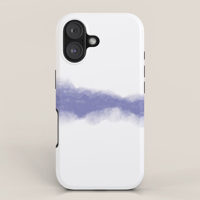 Abstract Watercolor Very Peri Periwinkle Painting iPhone Case Gallery Image 1