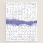 Abstract Watercolor Very Peri Periwinkle Painting Jigsaw Puzzle Gallery Image 1