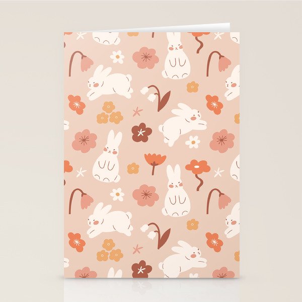 Cute bunny illustration Stationery Card Gallery Image 1