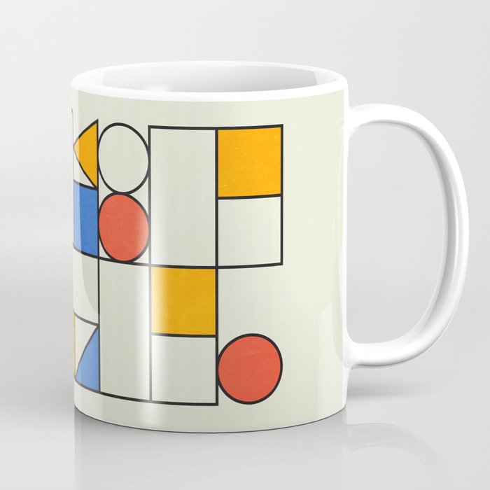 Bauhaus Blocks 02 Coffee Mug Gallery Image 1